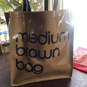 Bloomingdale’s Medium Brown Bag Shopping Tote ; Never used